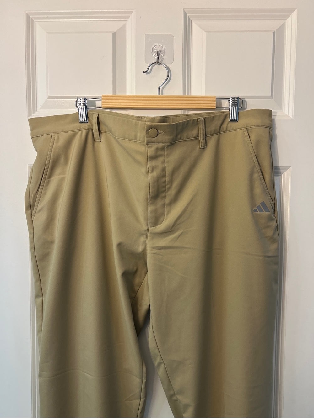 adidas Men's Tan Performance Golf Pants